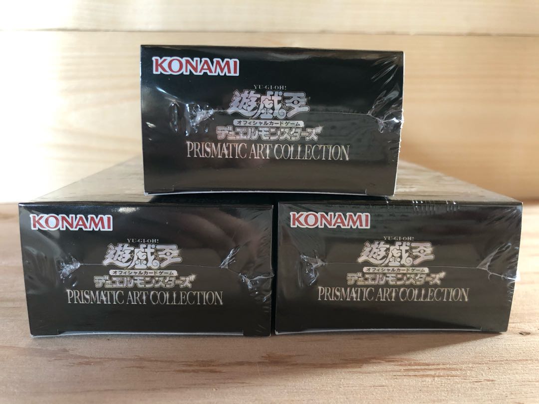 遊戯王 プリズマティックアートコレクション 未開封 3BOX シュリンク付
