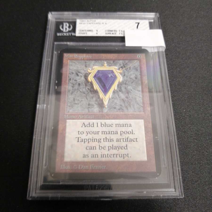 mox sapphire アルファ　bgs鑑定7