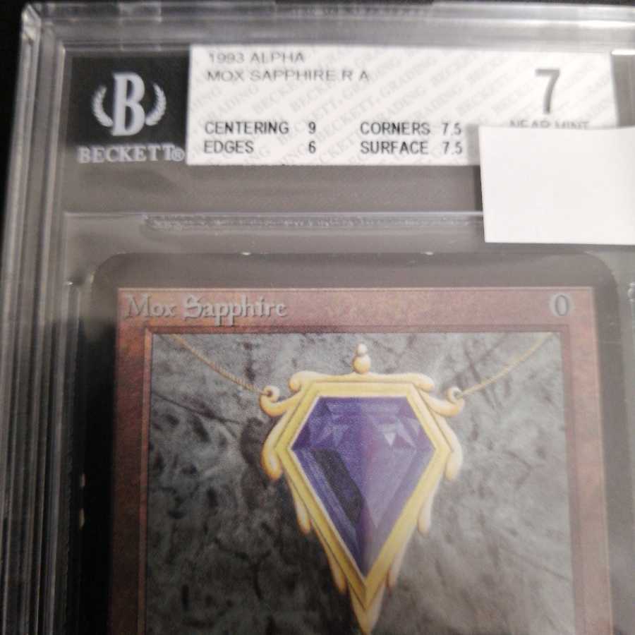 mox sapphire アルファ　bgs鑑定7