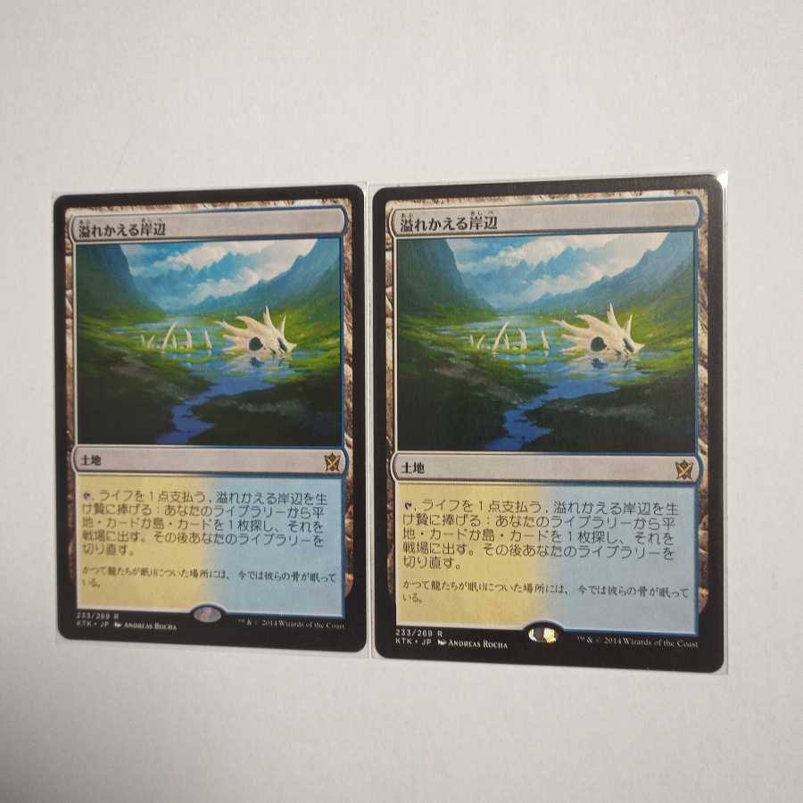 MTG　溢れかえる岸辺/Flooded Strand　在庫4枚