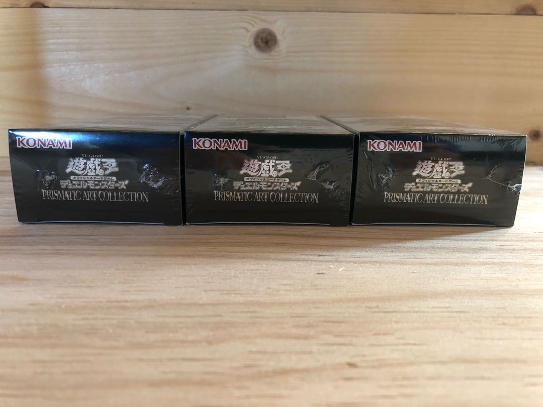 遊戯王 プリズマティックアートコレクション 未開封 3BOX シュリンク付
