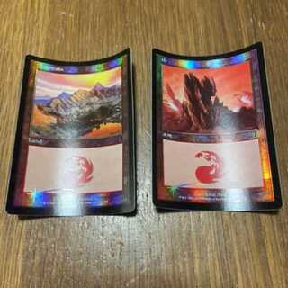 MTG Mountain 1 EN 1 JP 1 Foil Model No. O-5