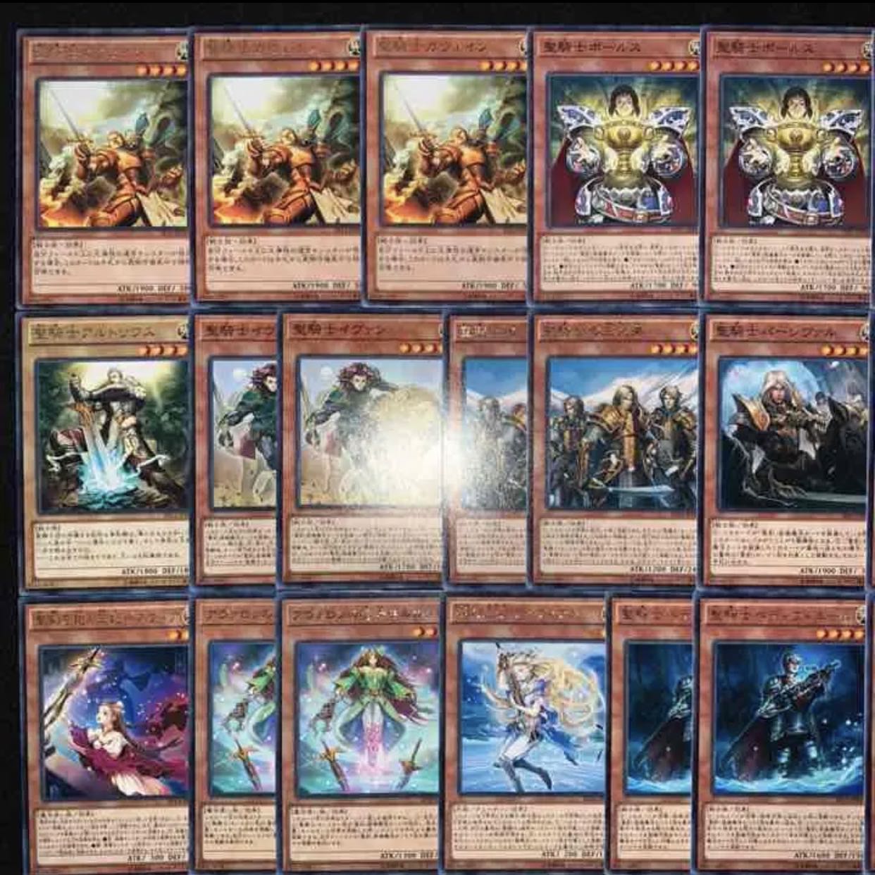 聖騎士デッキ40枚+EX15