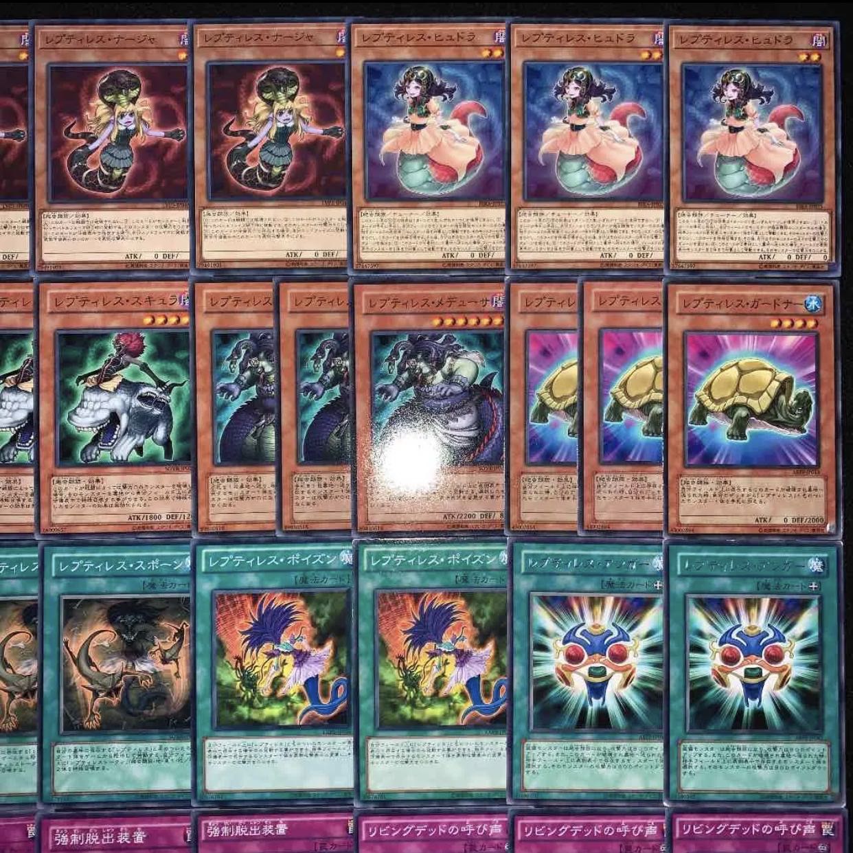 ガチ構築！！レプティレスデッキ40枚+EX15