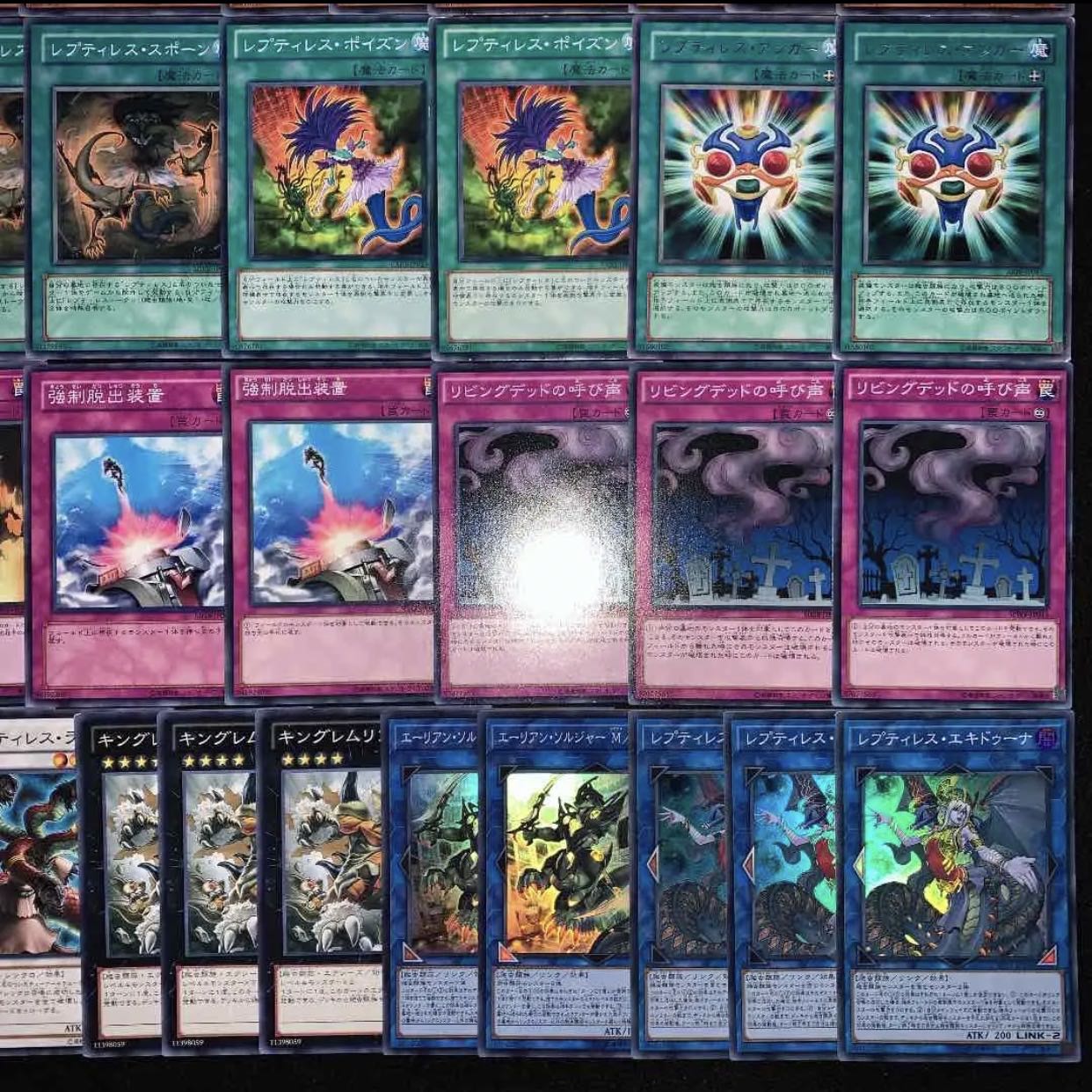 ガチ構築！！レプティレスデッキ40枚+EX15