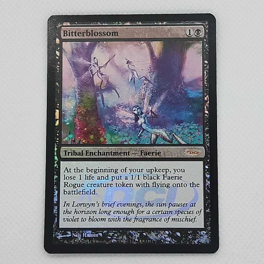 苦花/Bitterblossom★英語★ジャッジ褒賞★プロモ★Foil 1枚