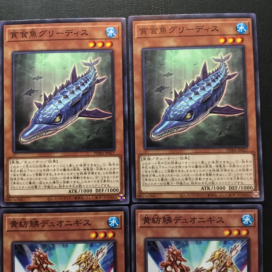 黄紡鮄デュオニギス　貪食魚グリーディス