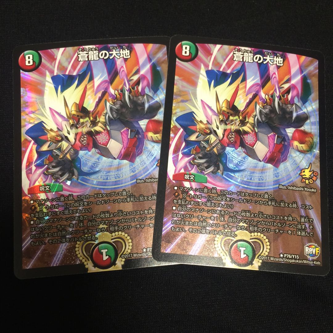 評価100記念特価 蒼龍の大地 プロモ 2枚セット