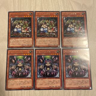 遊戯王　ティオの蟲惑魔 アトラの蟲惑魔  レア　6枚セット