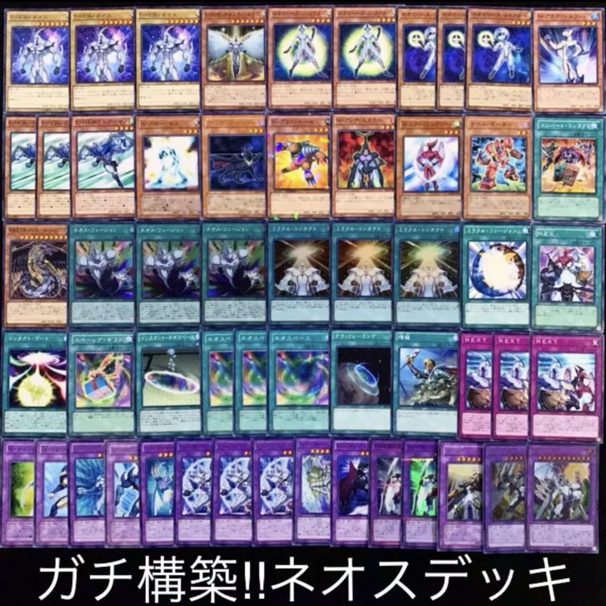 ガチ構築!!ネオスデッキ40枚+EX15枚B