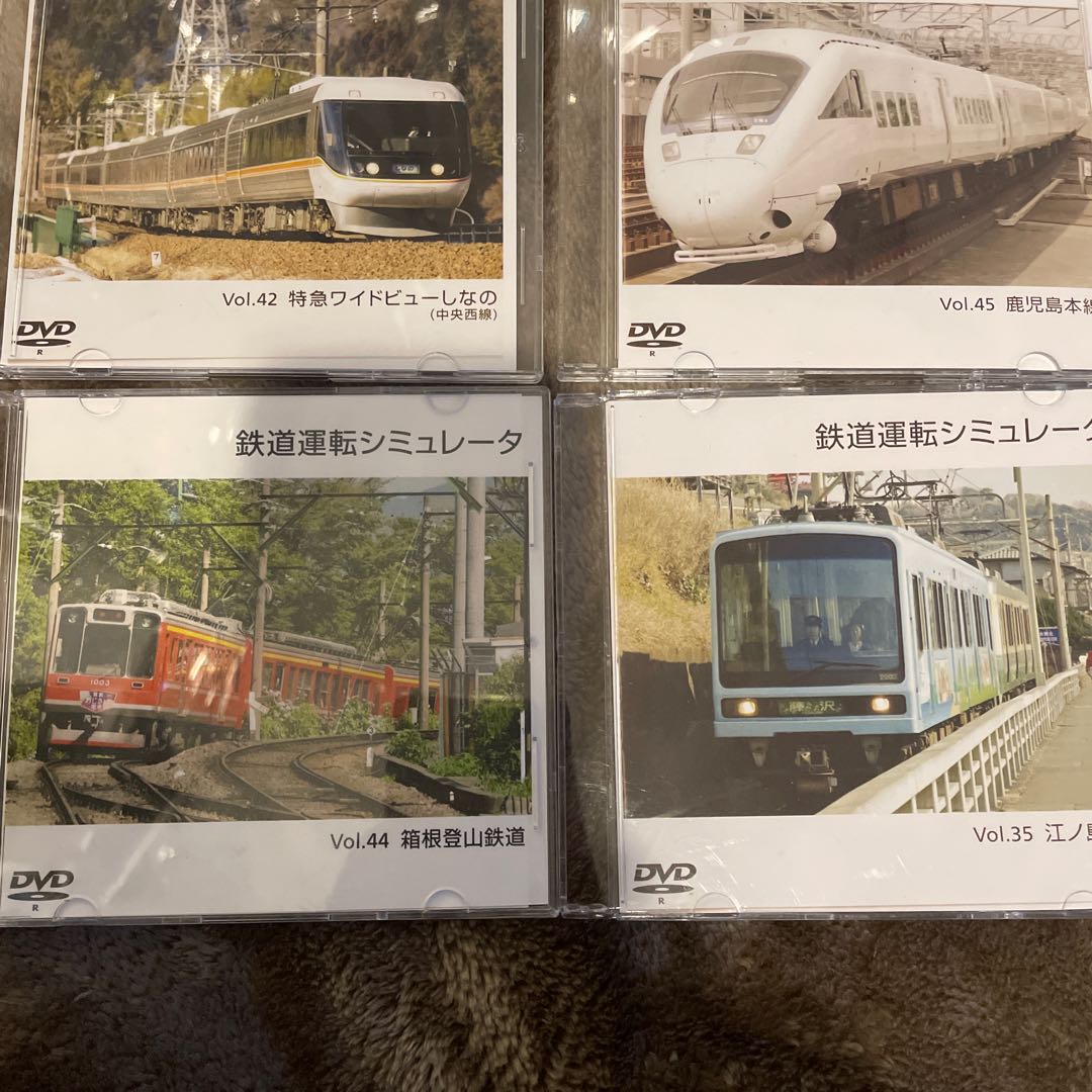 特急しなの 他4枚セット 運転シュミレータ中古