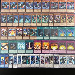 遊戯王 No.421 旋風 BF デッキ40枚+15枚 玄翼竜 黒羽