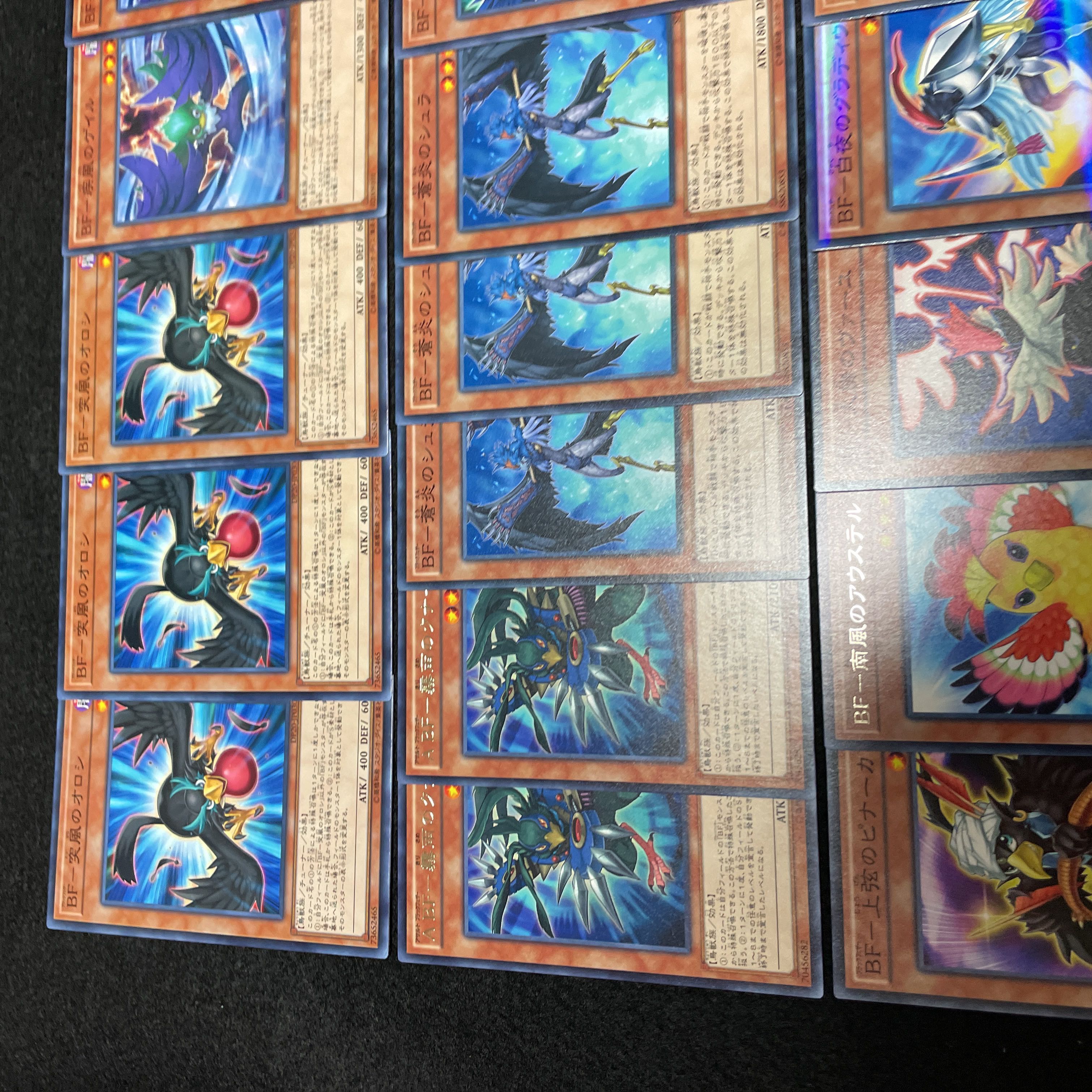 遊戯王 No.421 旋風 BF デッキ40枚+15枚 玄翼竜 黒羽