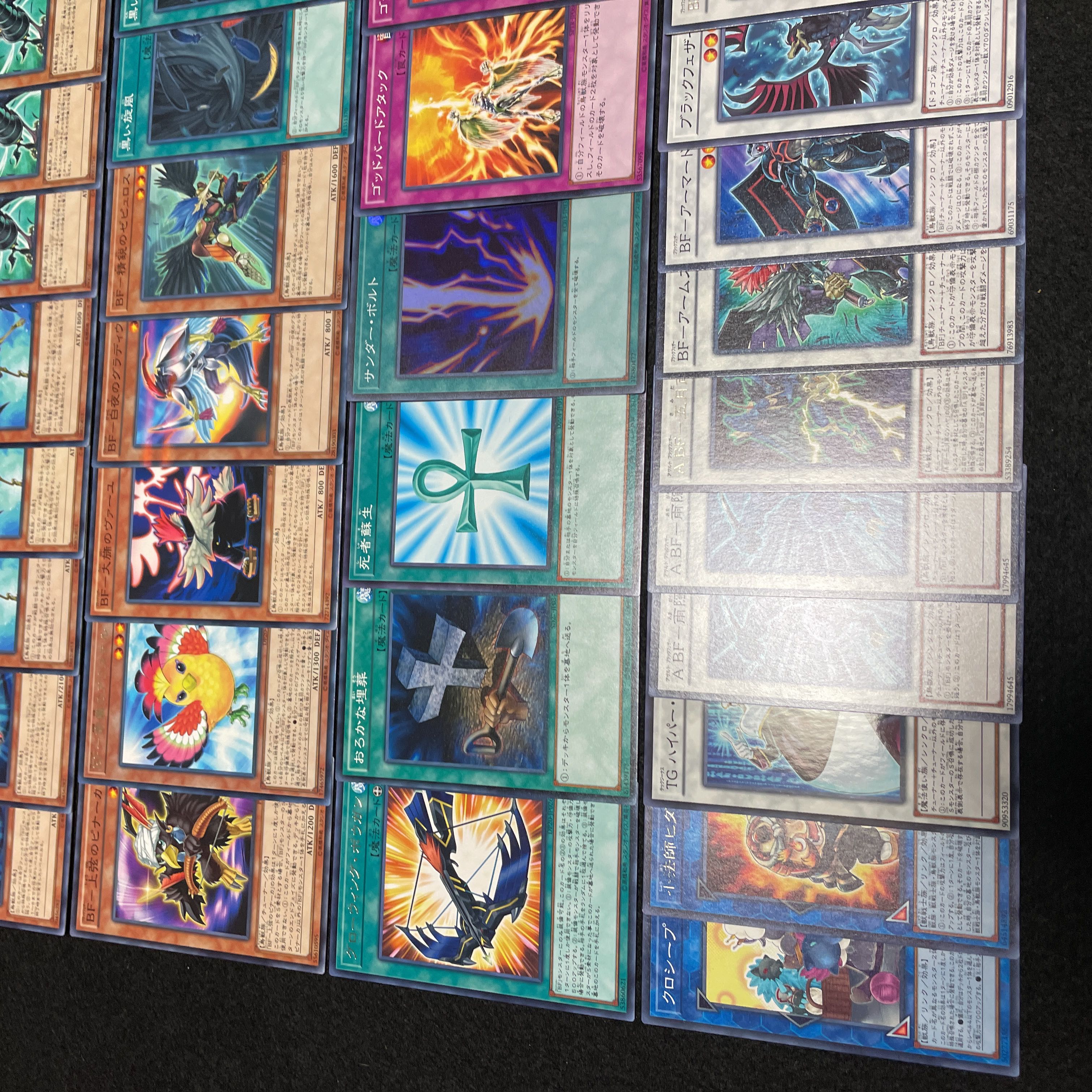 遊戯王 No.421 旋風 BF デッキ40枚+15枚 玄翼竜 黒羽