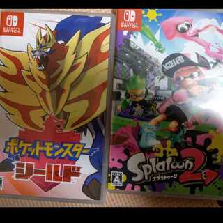 ななな　ポケモン盾　スプラ2セット