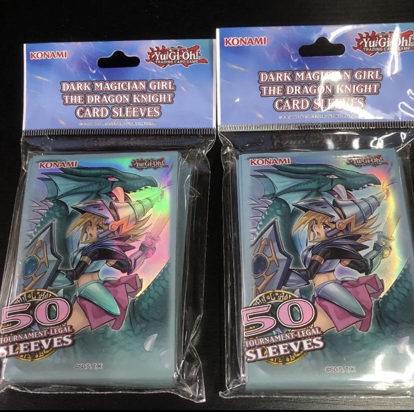 3月下〜中旬発送 遊戯王 竜騎士 ブラックマジシャンガール スリーブ 100枚