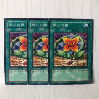 偽りの種 ノーマル　3枚　マホ子