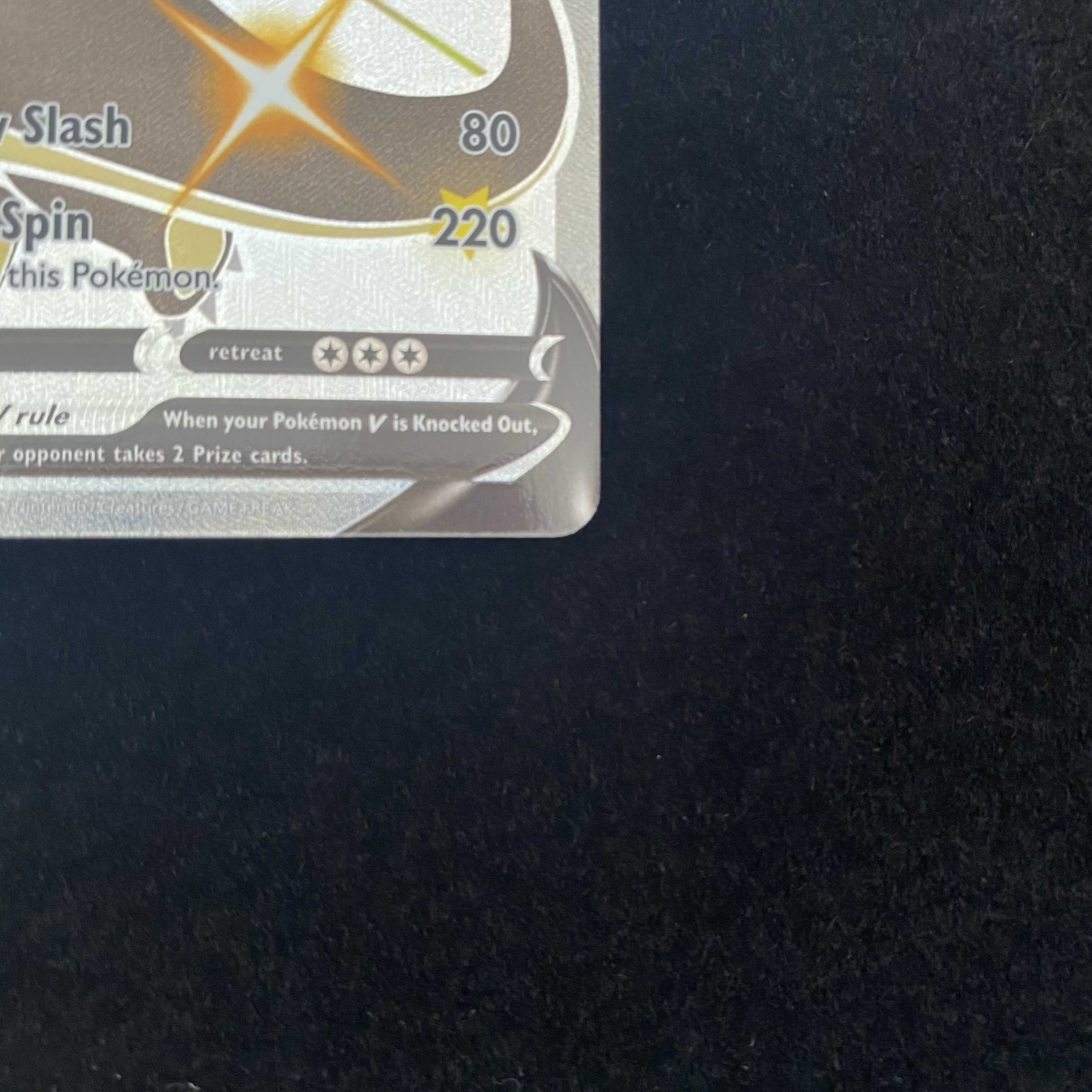 Beautiful CharizardV color difference Umi outside edition English version