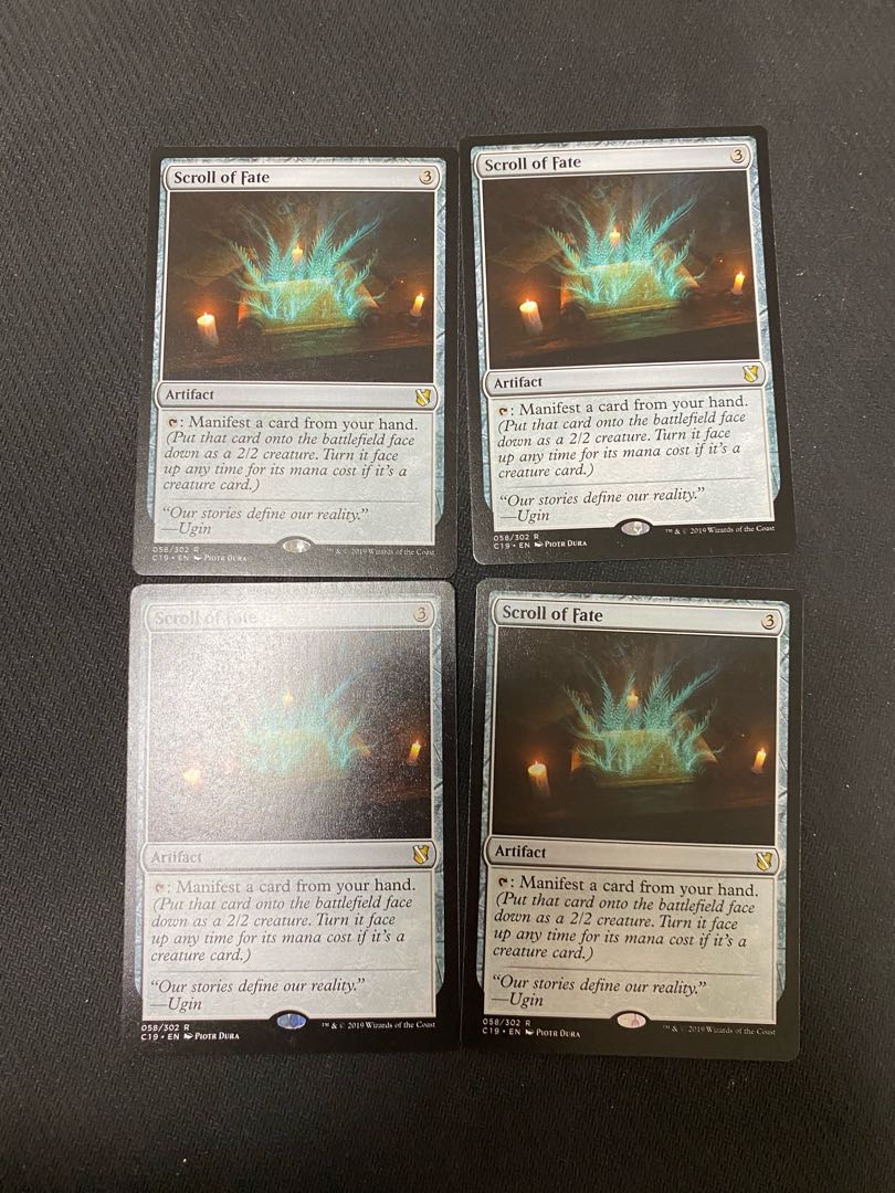 MTG 運命の巻物/Scroll of Fate C19 英語4枚セット