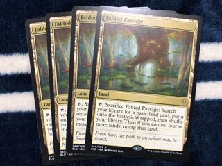 mtg 寓話の小道 4枚 エルドレインの王権
