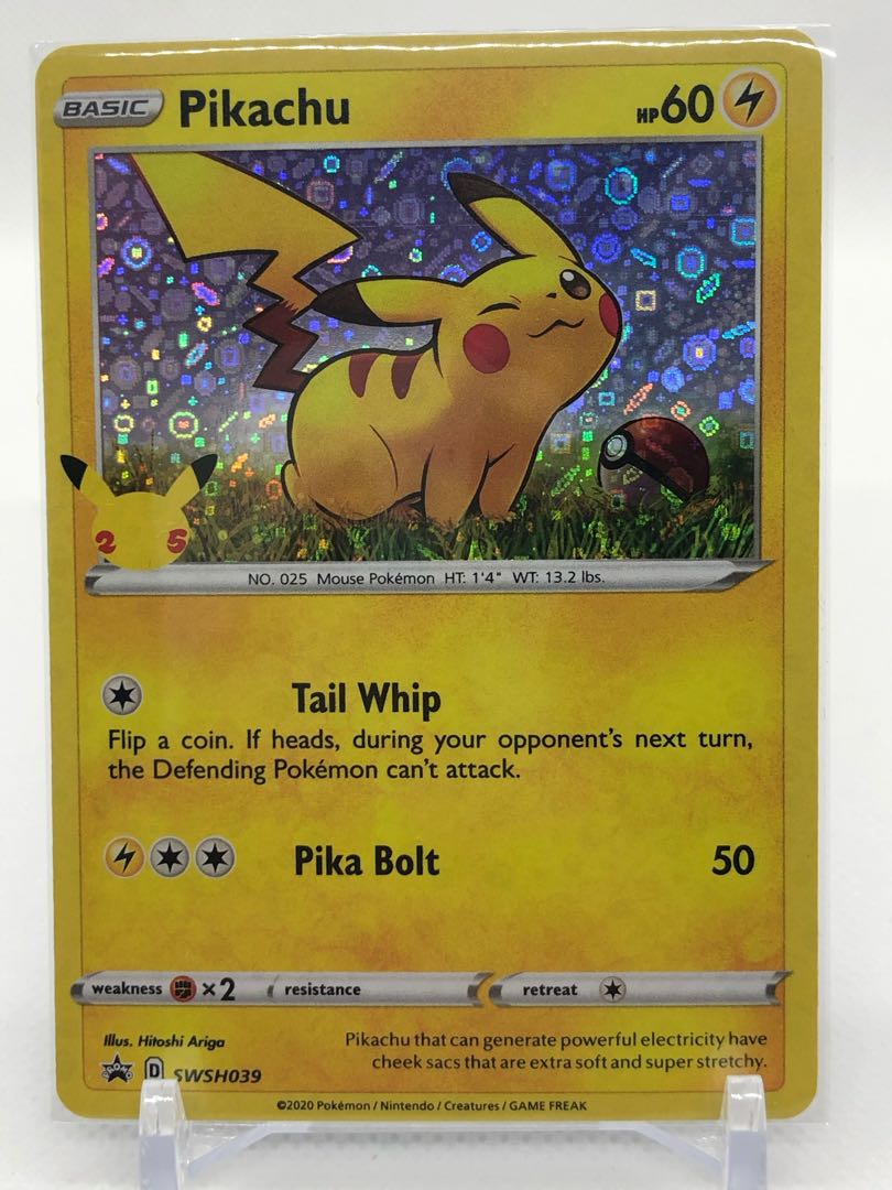 ピカチュウプロモ　ポケモン25周年記念　海外限定ジェネラルミルズ1パック