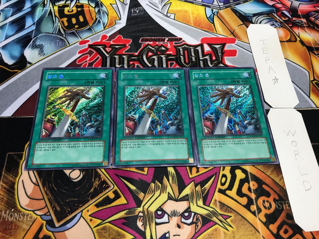 韓国版 アームズ・ホール シークレット 3枚セット てら