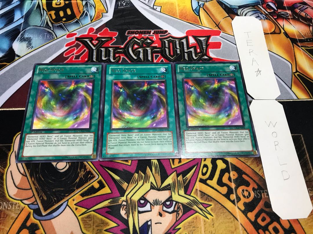 English Neo Space Rare 3-card set Tera