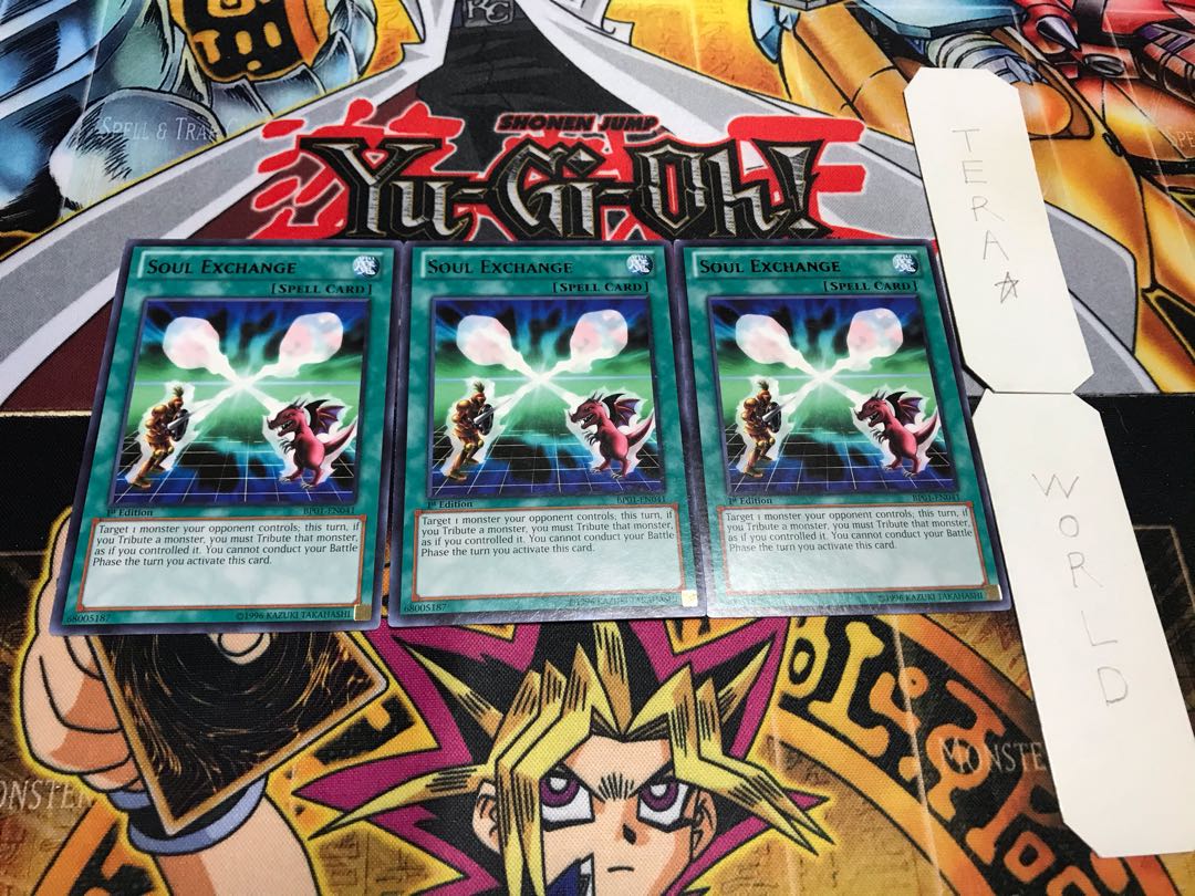 English Soul Exchange Black Rare, set of 3, Tera.