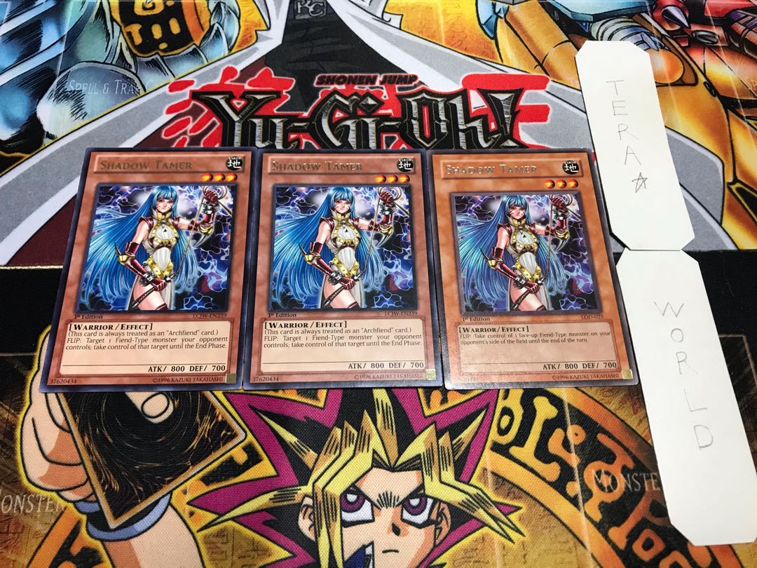 English Shadow Tamer rare, set of 3 Tera.
