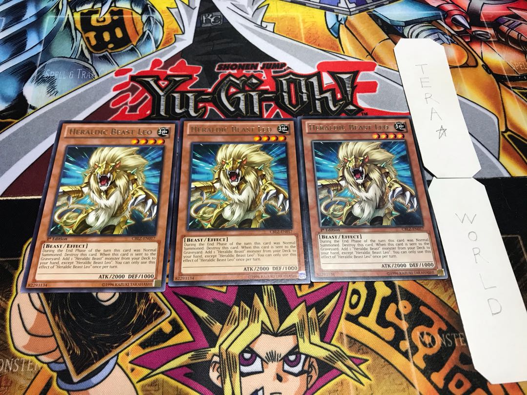 英語版 紋章獣レオ レア 3枚セット てら