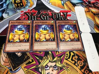 English Slate Warrior Black Rare, set of 3 Tera.