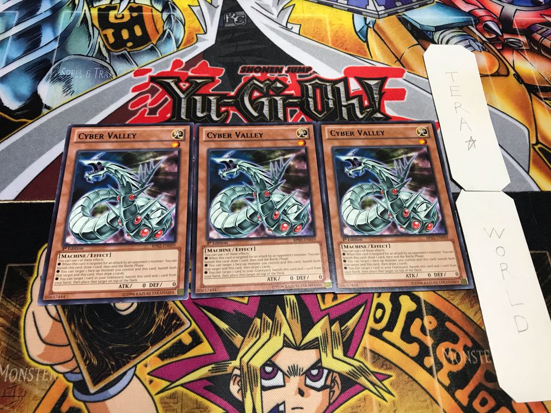 英語版 サイバー・ヴァリー 黒レア 3枚セット てら