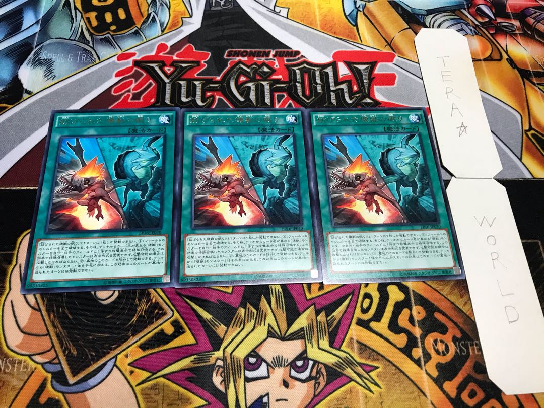 妨げられた壊獣の眠り レア 3枚セット てら