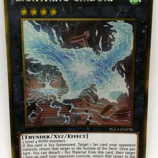 遊戯王 英語 電光千鳥 1st PGL3 ゴールド