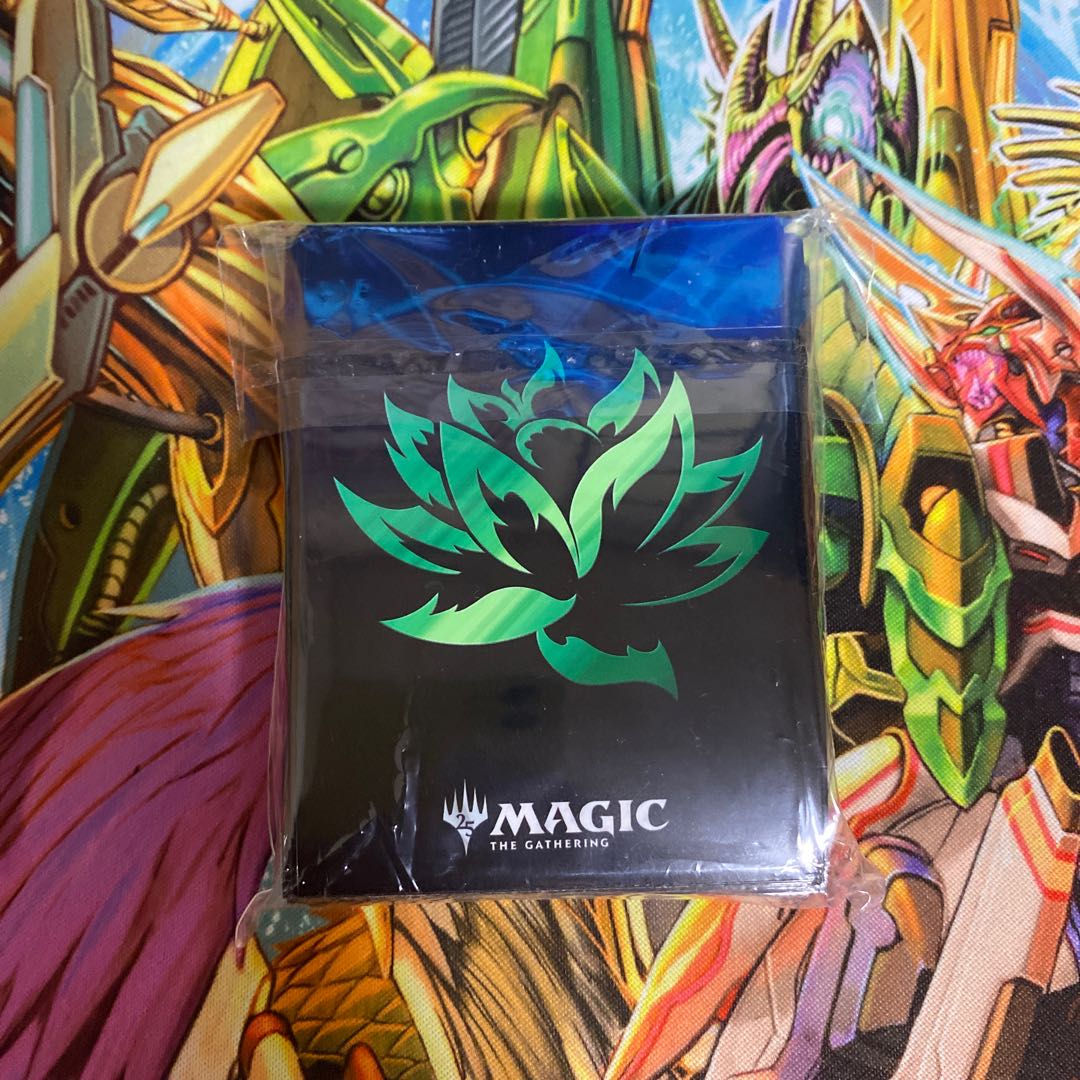 ブラックロータス　スリーブ緑