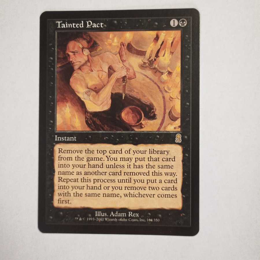 MTG 汚れた契約/Tainted Pact 在庫1枚