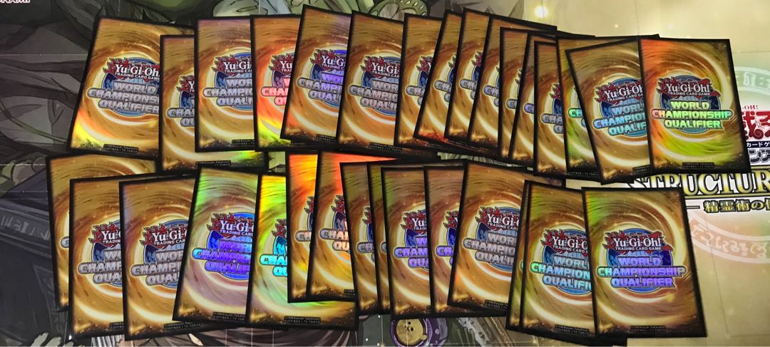 遊戯王　wcq スリーブ　オレンジ