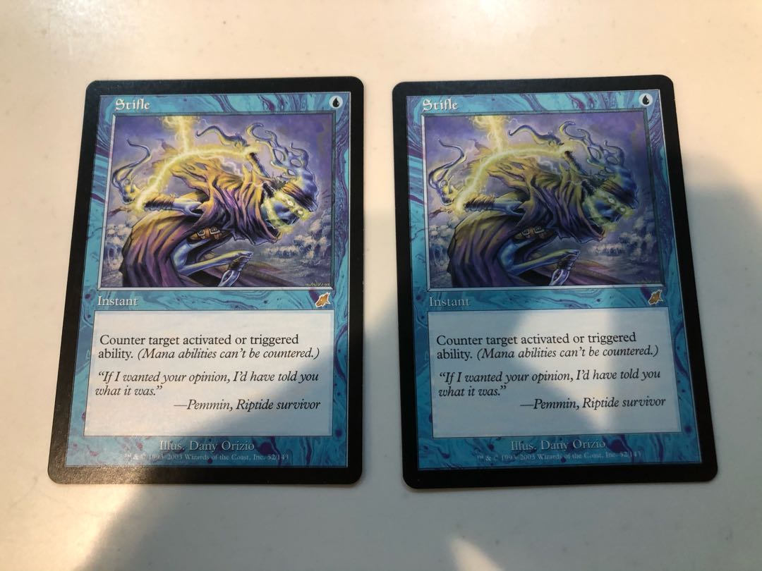 MTG  もみ消し　SCG  英語版2枚