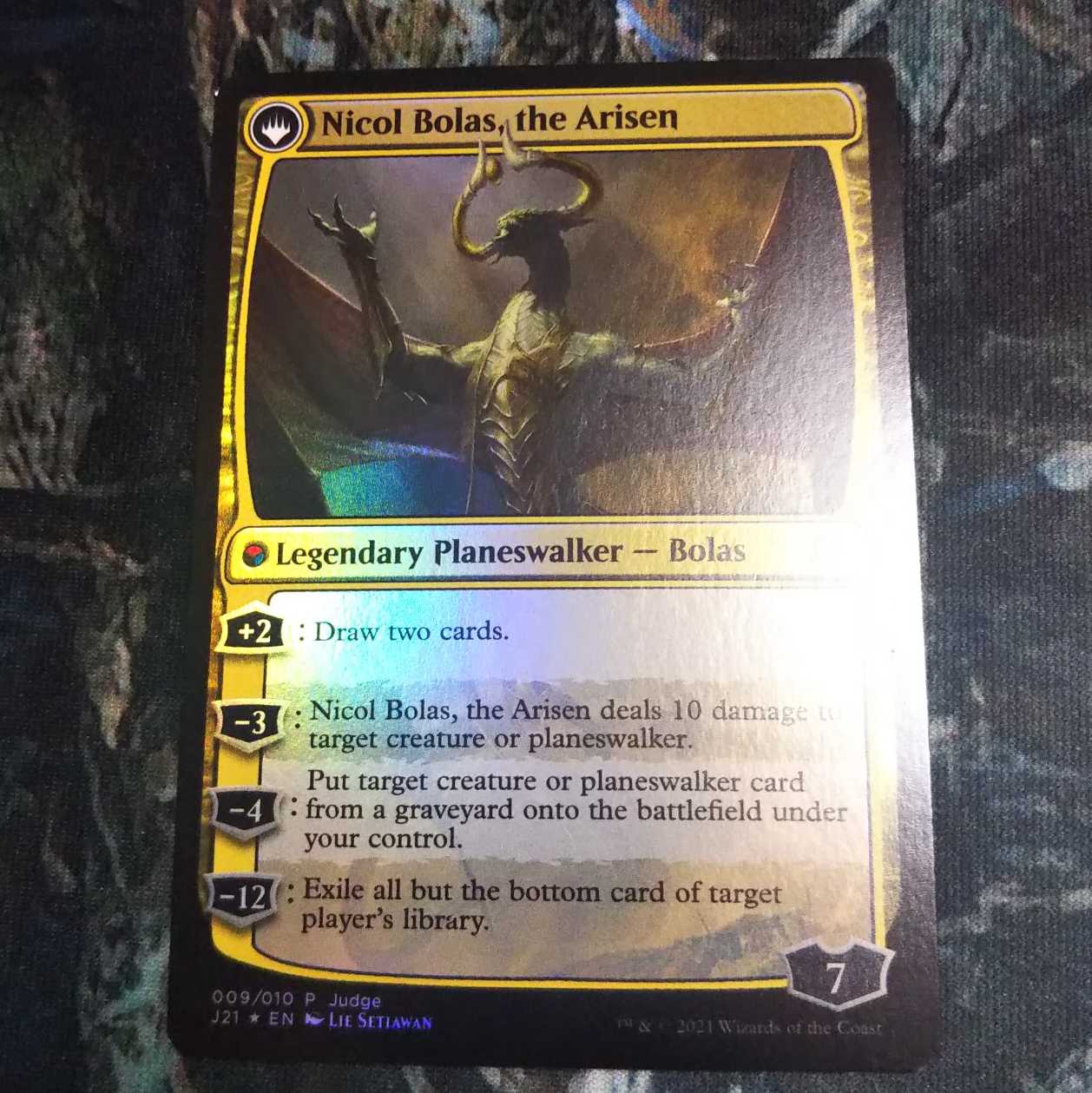 《破滅の龍、ニコル・ボーラス》ジャッジ報奨版Foil1枚