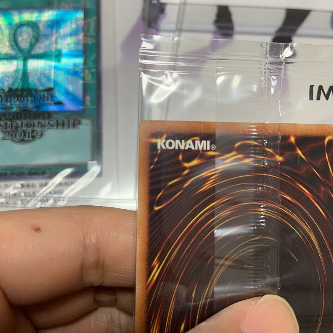 遊戯王　WCS 2019 当選書　通知書　レッドアイズ　使者蘇生　未開封