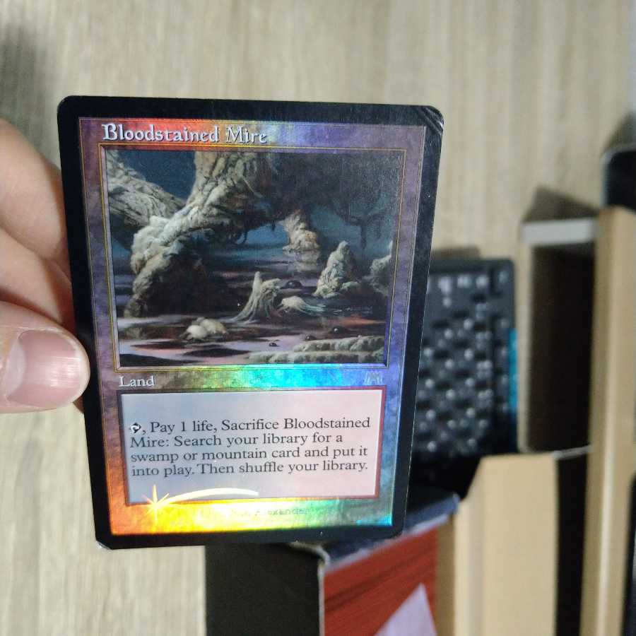 血染めのぬかるみ　英語　foil　※状態注