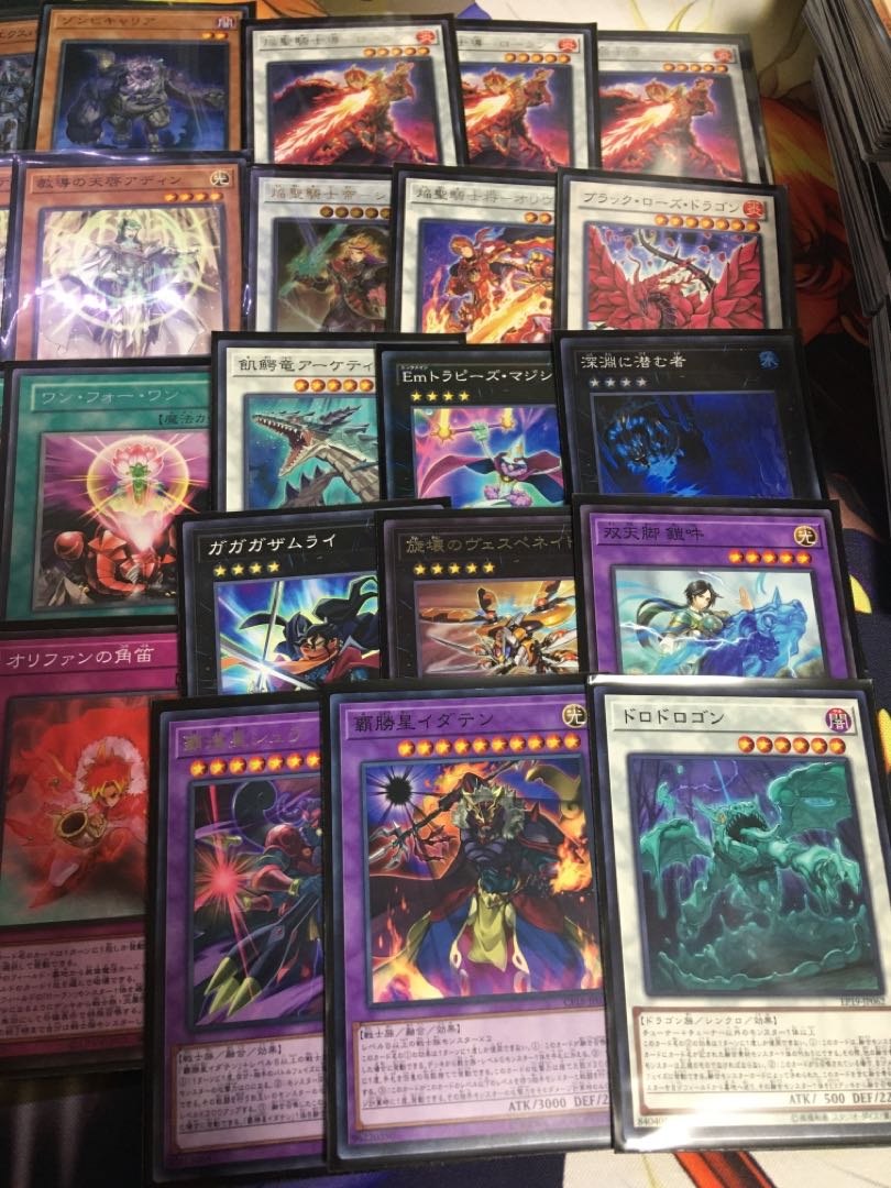遊戯王 焔聖騎士デッキ メイン40エクストラ15 スリーブ付き ドラグマ添えて