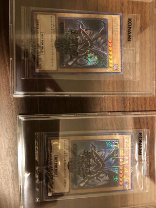 【鑑定書付】 ARS10+ 遊戯王 レッドアイズ 死者蘇生 セット ミレニアム WCS/2019-JPP02 死者蘇生【ミレニアムシークレットレア