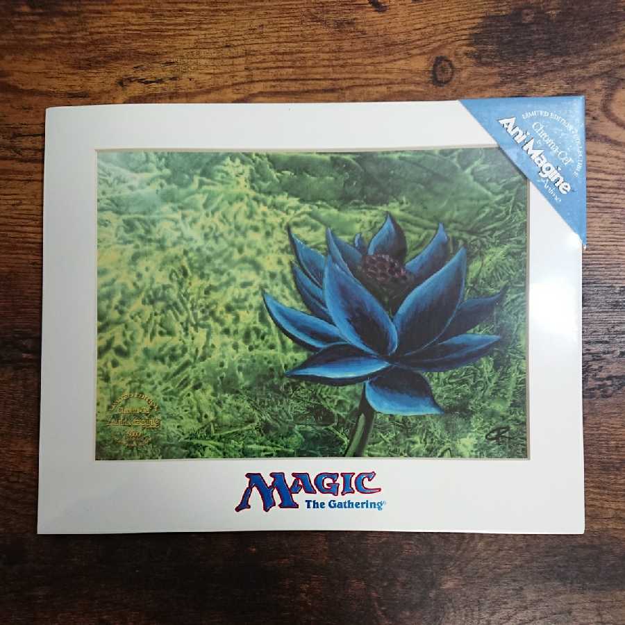 《Black Lotus》枚数限定アートプリント/複製原画 証明書付未開封