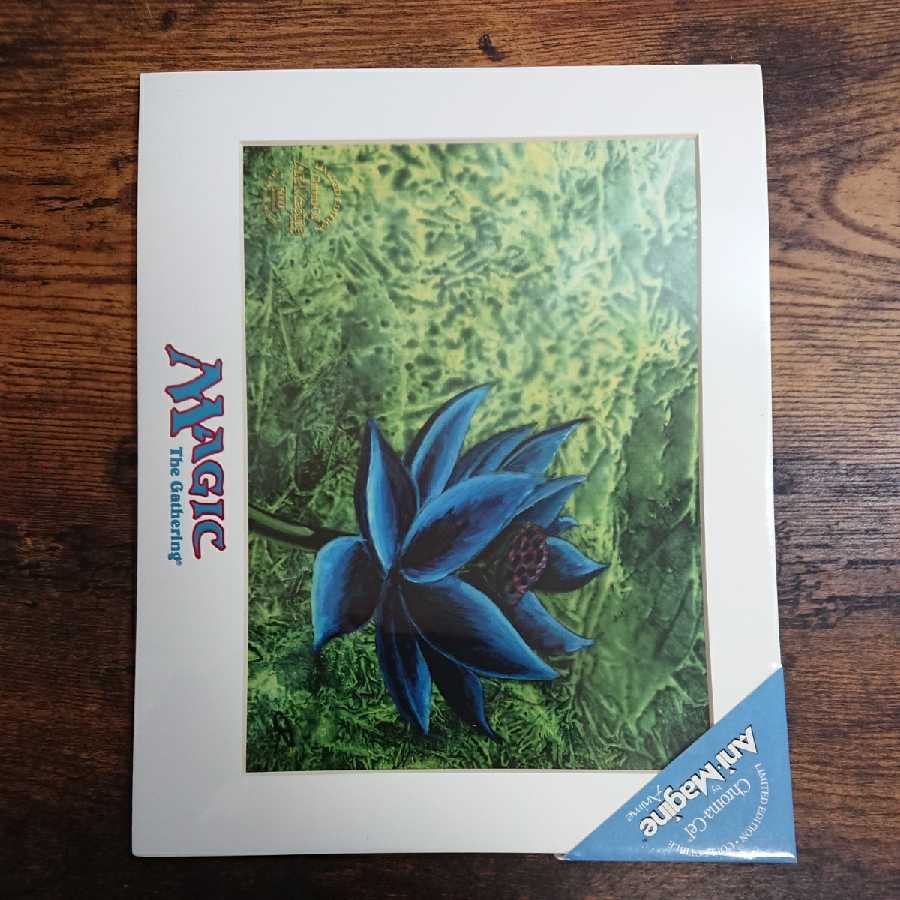 《Black Lotus》枚数限定アートプリント/複製原画 証明書付未開封