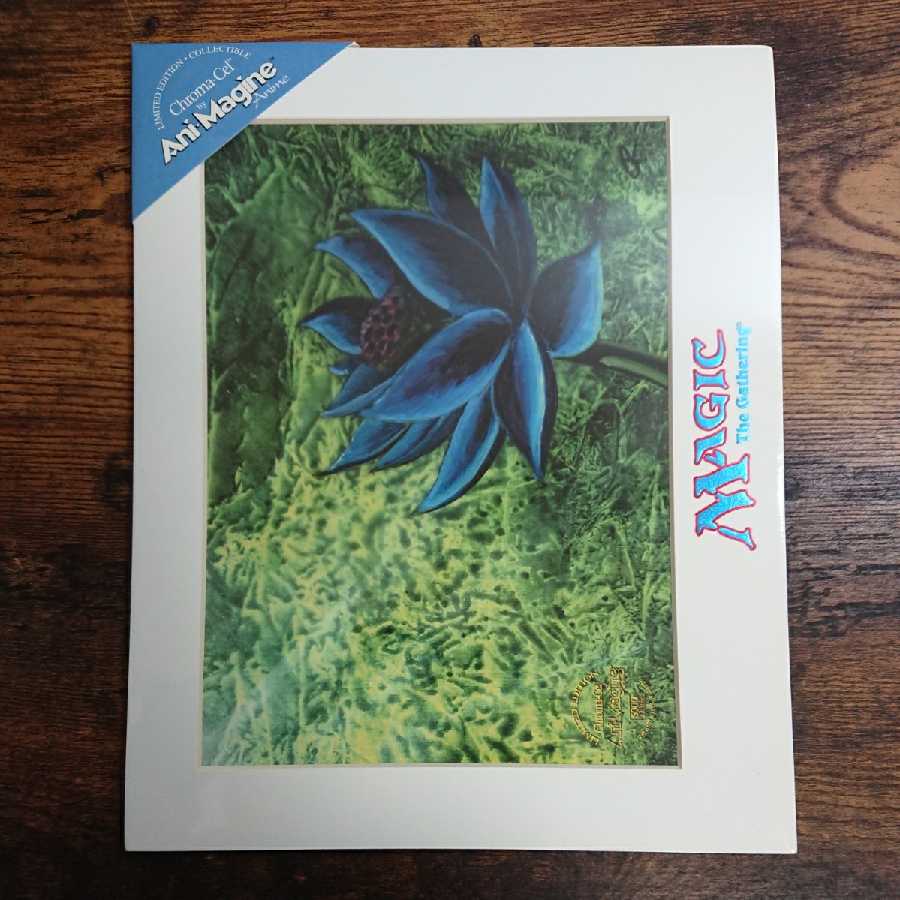 《Black Lotus》枚数限定アートプリント/複製原画 証明書付未開封