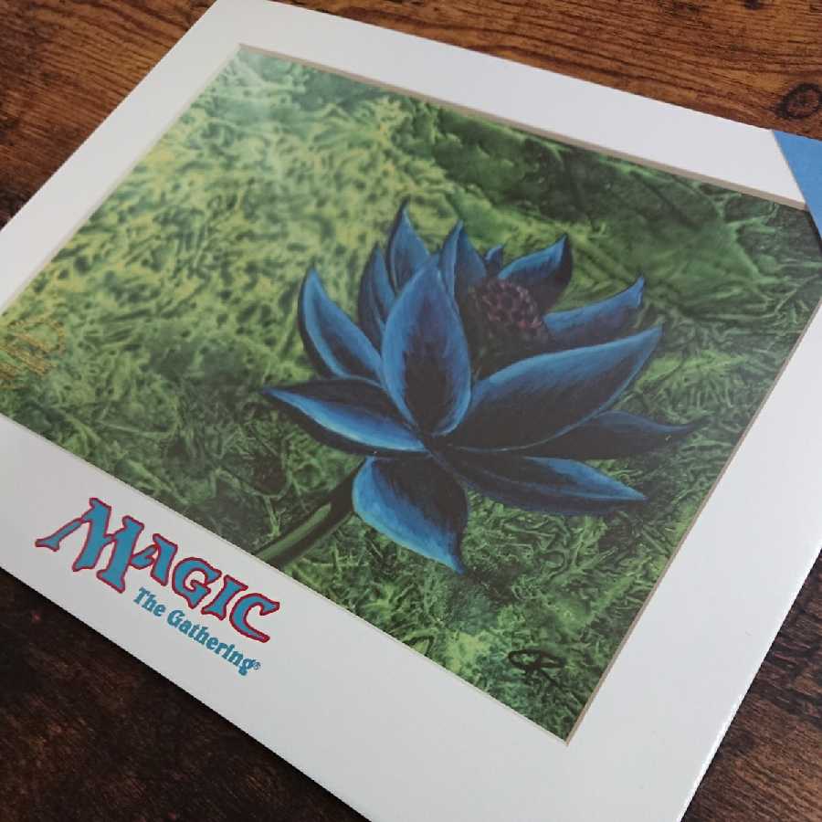 《Black Lotus》枚数限定アートプリント/複製原画 証明書付未開封