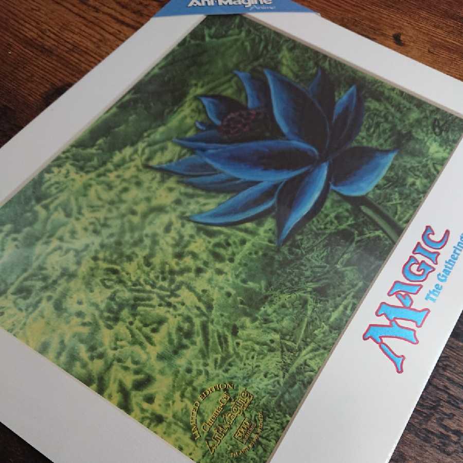 《Black Lotus》枚数限定アートプリント/複製原画 証明書付未開封