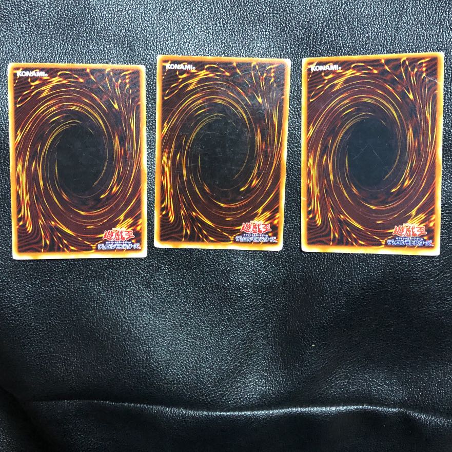 Yu-Gi-Oh! Final Flame Magic Cards, set of 3 deck parts, early 2nd period, rare.