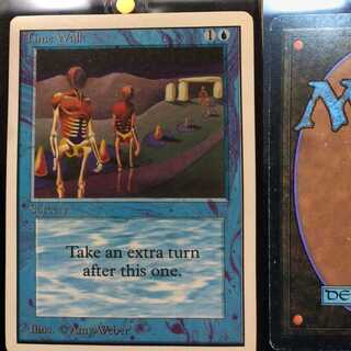 Time Walk - Unlimited版 Magic: the Gathering MTG Time Walk [Unlimited Edition